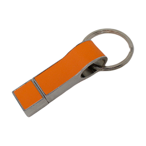 USB Llavero con piel