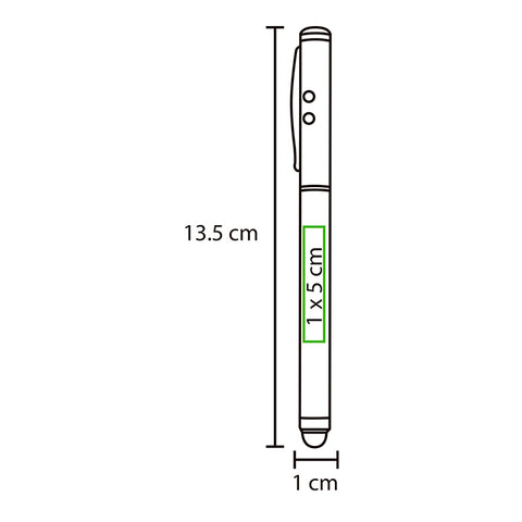 BOLÍGRAFO METÁLICO MULTIFUNCIONES LISTER BL-083