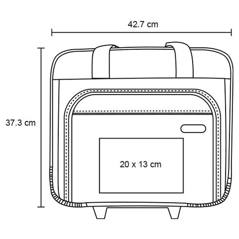 ROLLING LAPTOP CASE BL 195