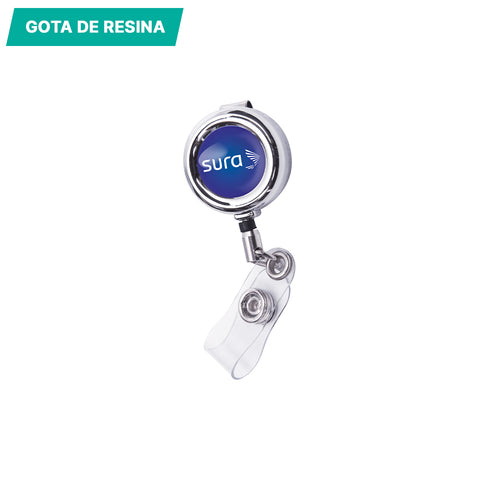 PORTA GAFETE METÁLICO EX-015