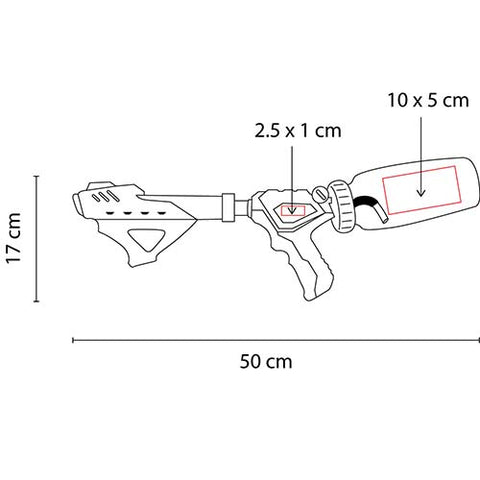 PISTOLA DE AGUA AQUA SKY GM 029