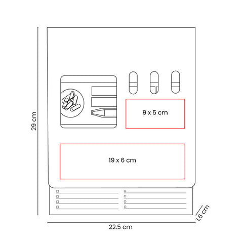 PORTA NOTAS KALEM HL 7000