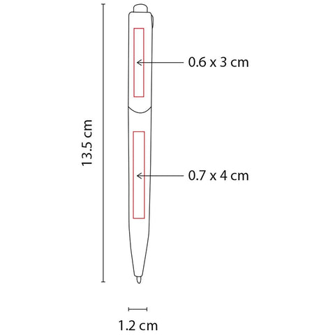 BOLIGRAFO CARMIN SH 3410