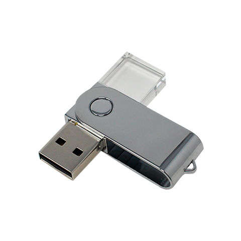 USB Giratoria Cristal