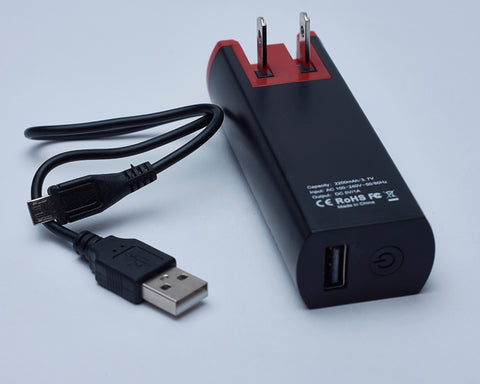 BATERÍA PORTÁTIL CON ADAPTADOR DE LUZ CAP 2200 mAh ORSON A2361