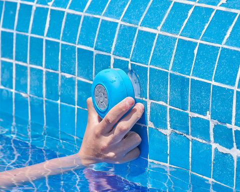 BOCINA BLUETOOTH MANOS LIBRES CONTRA AGUA AQUA MUSIC A2386