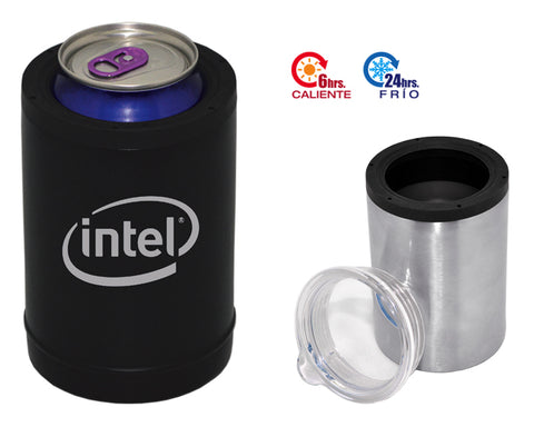 TERMO PORTA LATAS DE ACERO INOXIDABLE DE 360 ML CROP A2429