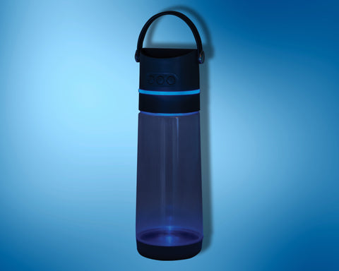 CILINDRO DE TRITÁN DE 650 ML CON FUNCIÓN DE BOCINA BLUETOOTH SOUNDTEK A2434