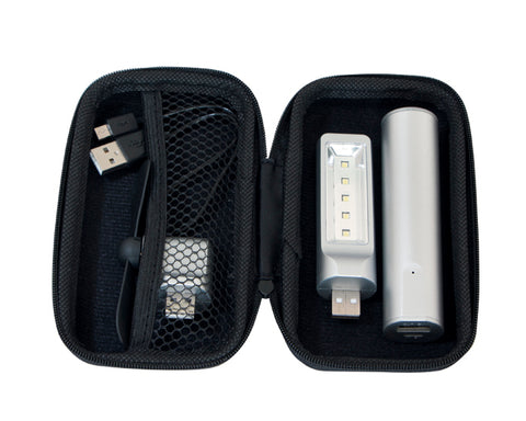 KIT DE ACCESORIOS CON BATERÍA PORTÁTIL CAP 2200 mAh SAVE A2494