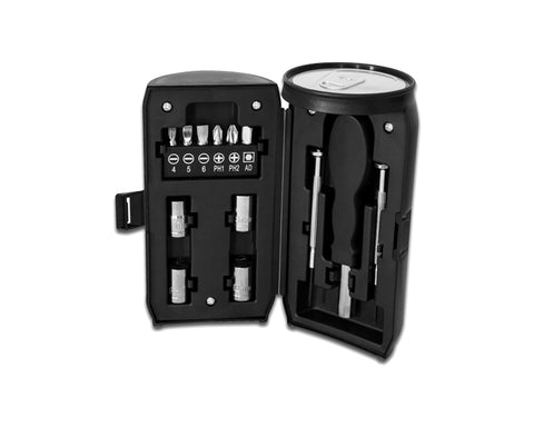 JUEGO DE HERRAMIENTAS EN FORMA DE LATA DARK A2519