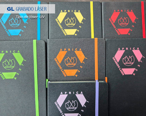 LIBRETA PARA GRABADO LÁSER AFRICA A2571