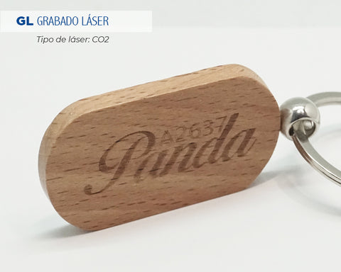 LLAVERO DE MADERA PANDA A2637