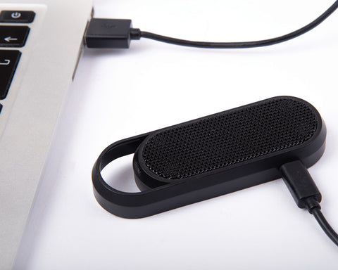 BOCINA BLUETOOTH MANOS LIBRES CON GANCHO PARA TRANSPORTAR BULET A2642
