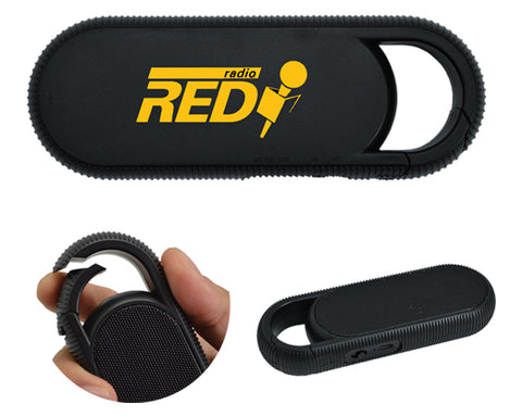BOCINA BLUETOOTH MANOS LIBRES CON GANCHO PARA TRANSPORTAR BULET A2642