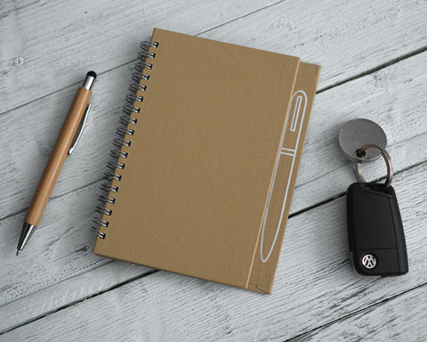 LIBRETA CON IMÁN PARA BOLÍGRAFO METÁLICO SPAIN A2670