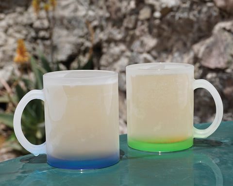 TARRO SATINADO BICOLOR DE SUBLIMACIÓN 11 OZ RAINBOW A2798