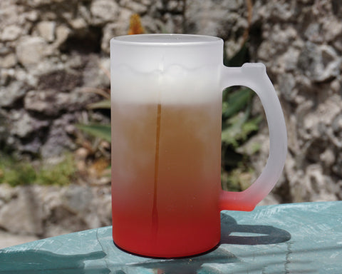 TARRO CERVECERO SATINADO BICOLOR DE SUBLIMACIÓN 16 OZ CHELADO A2799