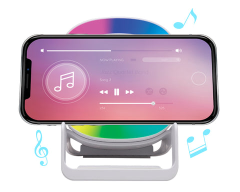 BOCINA BLUETOOTH DE CARGA RÁPIDA CON LUZ MILEY A2813
