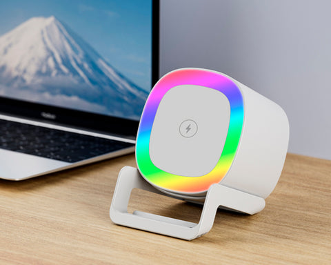 BOCINA BLUETOOTH DE CARGA RÁPIDA CON LUZ MILEY A2813