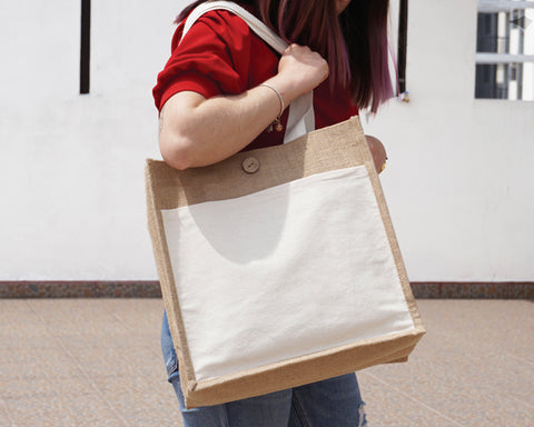 BOLSA DE YUTE /ALGODÓN CAMPESTRE A2848