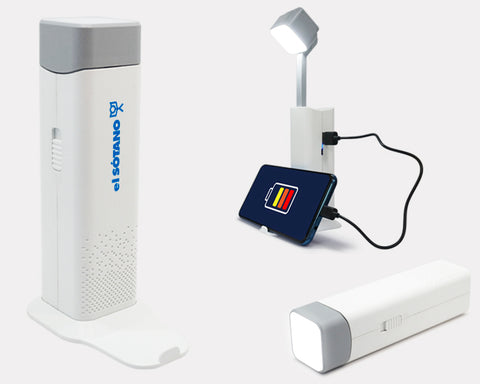 LÁMPARA PLEGABLE CON BATERÍA PORTÁTIL CAP 1200 mAh PIXAR A2894