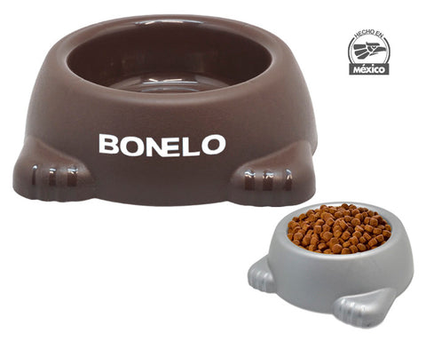 RECIPIENTE PARA MASCOTAS HUELLITAS A2895