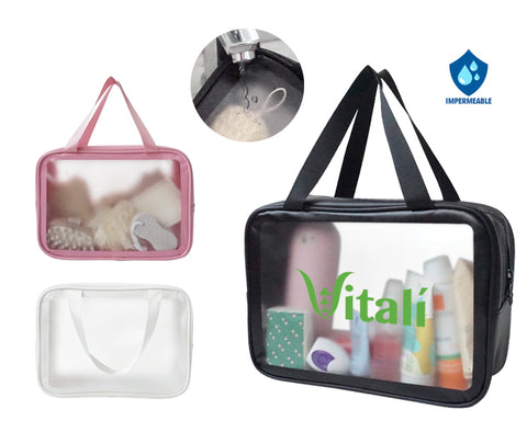 BOLSA IMPERMEABLE PARA ACCESORIOS CON ASAS PATY A2909