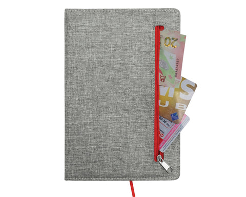 LIBRETA CON CIERRE ZIPPER A2922