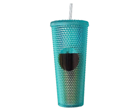 VASO DE PLÁSTICO DOBLE PARED TEXTURIZADO COCONUT A2927