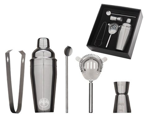 SET PARA BEBIDAS DE ACERO INOXIDABLE COCOBONGO A2928
