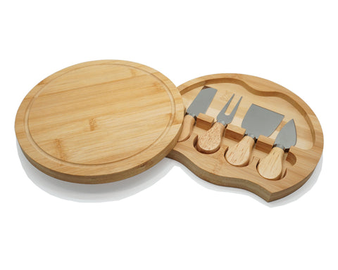TABLA PARA QUESO DE BAMBÚ CAOBA A2933
