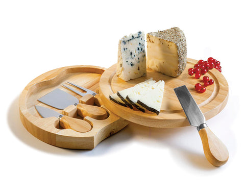 TABLA PARA QUESO DE BAMBÚ CAOBA A2933