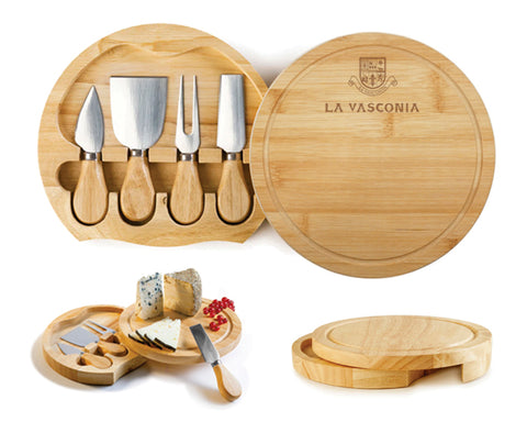 TABLA PARA QUESO DE BAMBÚ CAOBA A2933