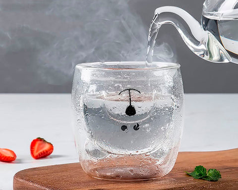 VASO DE VIDRIO DE DOBLE PARED DE 220 ML PIPO A2939