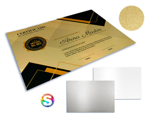 LÁMINA DE ALUMINIO 40*60 BRILLANTE DE SUBLIMACIÓN GLOSSY A2972