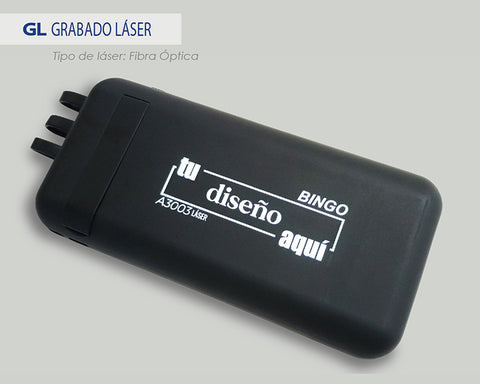 BATERÍA PORTÁTIL CON VENTOSAS 3 EN 1 DE CARGA RÁPIDA CON LUZ CAP 10000 mAh BINGO A3003