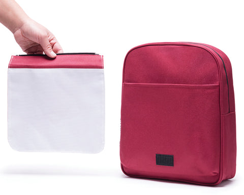 MINI MOCHILA CON SOLAPA PARA SUBLIMACIÓN JUSTIN A3011