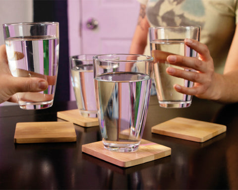 JUEGO DE PORTAVASOS DE BAMBÚ MANDALA A3019