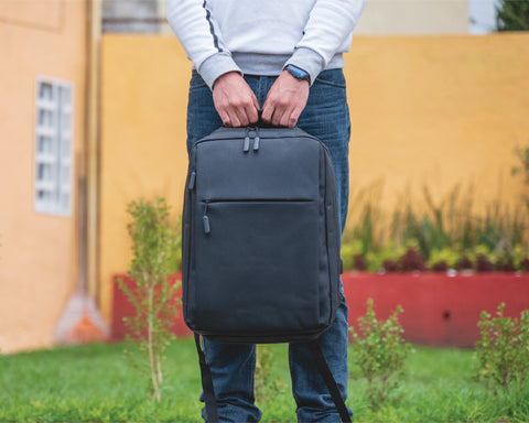 MOCHILA BACKPACK PORTA LAPTOP USB NERD A3030