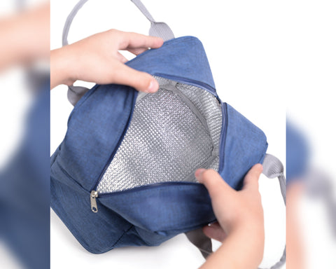LONCHERA CON ASAS Y BOLSILLO FRONTAL HEIDI A3035