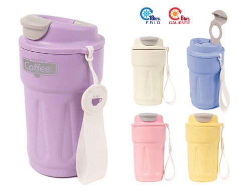 TERMO DE ACERO INOXIDABLE DE 420 ML GODERE A3038