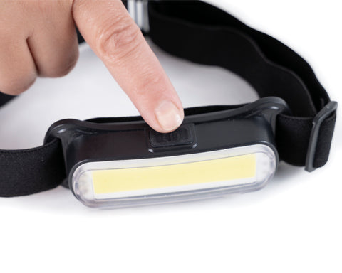 LÁMPARA FRONTAL LED DE PLÁSTICO RECARGABLE RÁPEL A3046