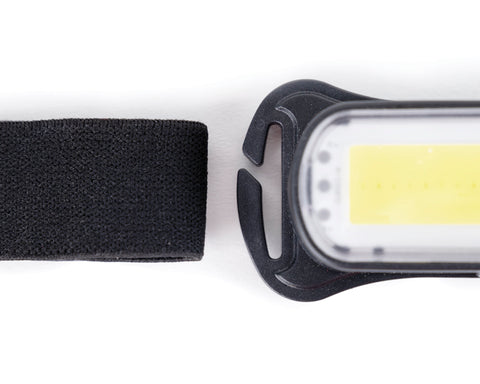 LÁMPARA FRONTAL LED DE PLÁSTICO RECARGABLE RÁPEL A3046