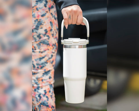 TERMO DE ACERO INOXIDABLE DE 900 ML KARRY A3049