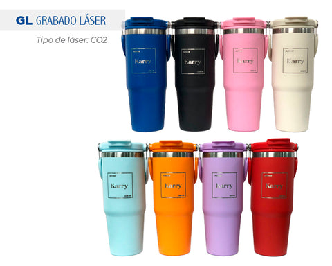 TERMO DE ACERO INOXIDABLE DE 900 ML KARRY A3049