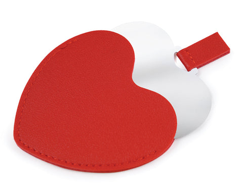 ESPEJO DE ACERO INOXIDABLE CON ESTUCHE EN FORMA DE CORAZÓN MINNIE A3085