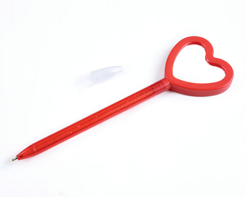 BOLÍGRAFO PLÁSTICO EN FORMA DE CORAZÓN LATIDO A3088