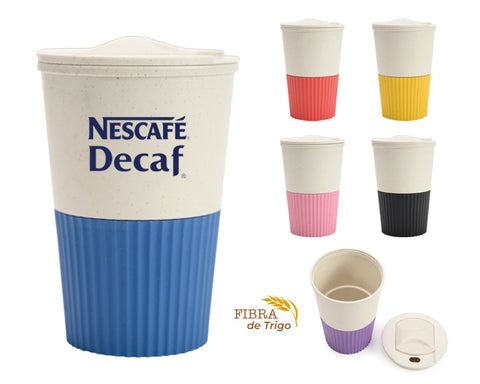 VASO DE FIBRA DE TRIGO CAP 380 ML COFFY A3120