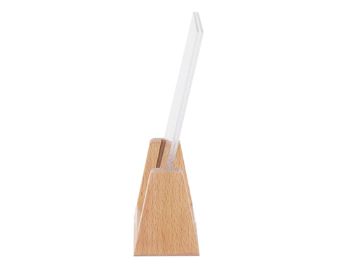 PORTARRETRATOS DE ACRÍLICO Y BASE DE MADERA SANDLER A3144