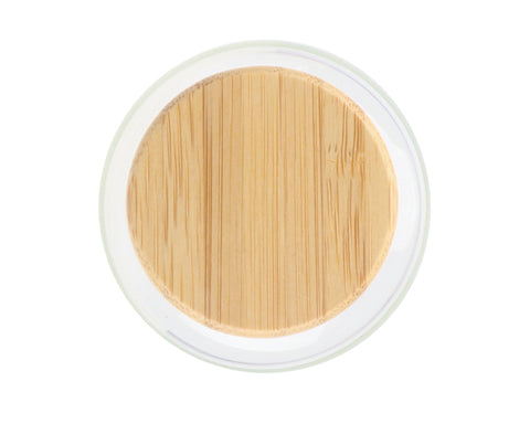 CILINDRO DE VIDRIO BOROSILICATO CON TAPA DE BAMBÚ 600 ML NATURALLS A3148